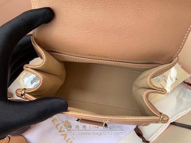 DELVAUX女包 德爾沃比利時單肩包 純手工蜜蠟縫線 德爾沃女手提包 女手拎包 DF0020手縫 Delvaux斜挎包  fcs1400